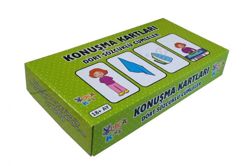 Konuşma kartları (Dört Sözcüklü Cümleler)